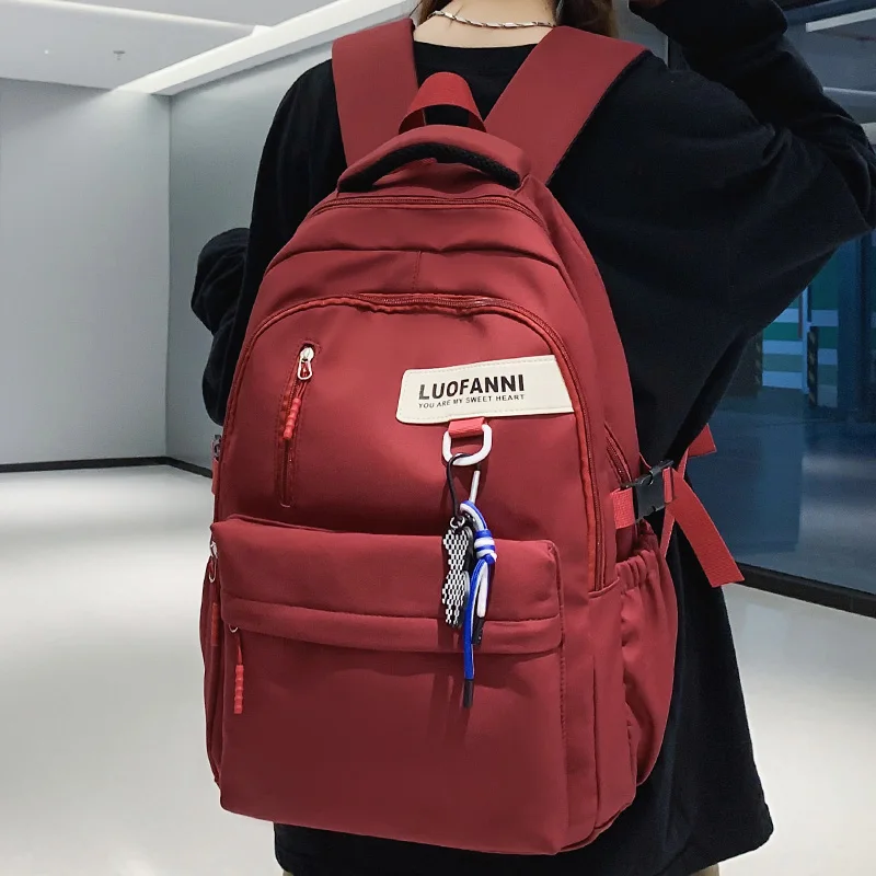 Men Women High Capacity Waterproof College Backpack Cool Girl Boy School Bag Lady Laptop Student Fashion Female Travel Book Bags