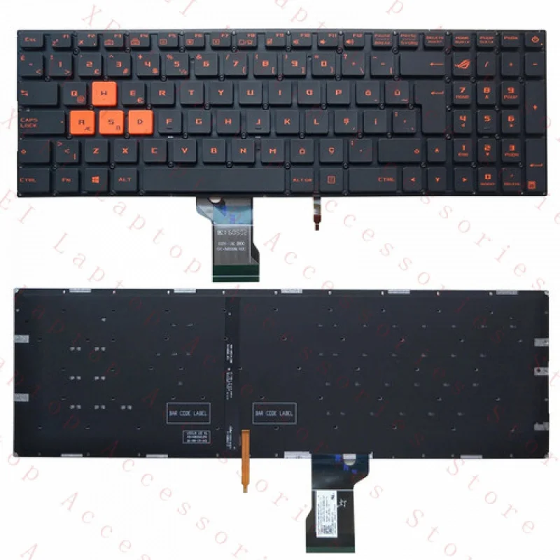 F  US Keyboard Backlight For ASUS GL502 VS GL502VT GL502V GL502VM 0KNB0-662PLA00