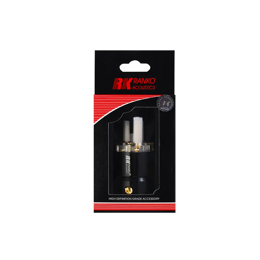American RANKO Longge RPP Series Gold and Rhodium Plated Phosphor Bronze High-End Power Cord with NEMA Plug and Socket
