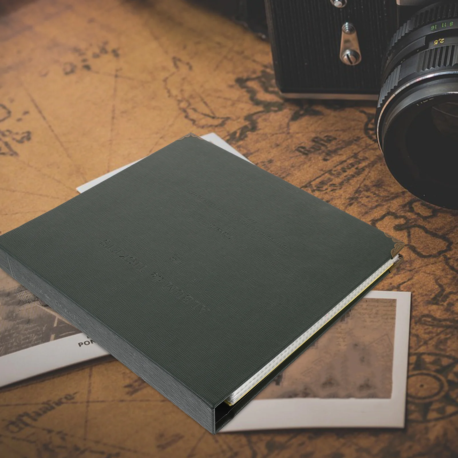 كتاب جمع فواتير التذاكر، منظم إيصالات ألبوم الصور باللون الأخضر الداكن، متين وعملي، يدوم طويلاً، كتاب تجميع التذاكر #5