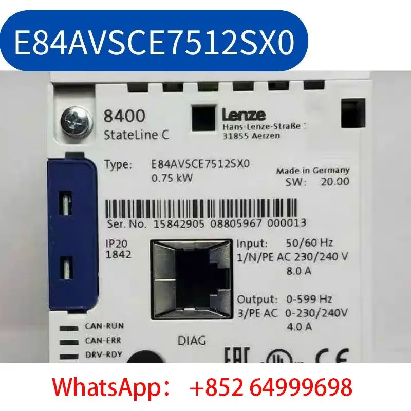 

Новый инвертор E84AVSCE7512SX0, быстрая доставка