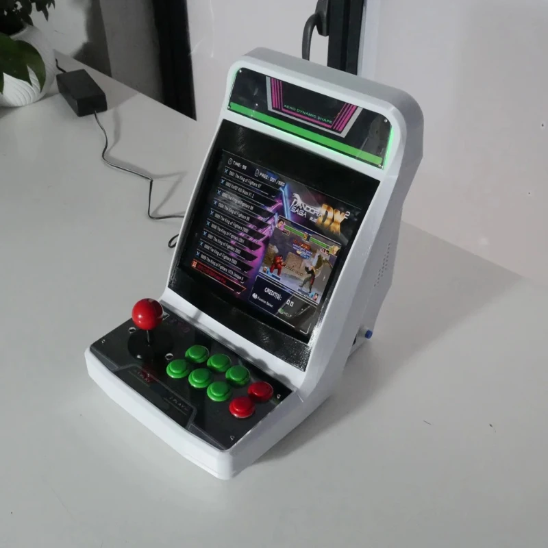9.7-Inch Mini Arcade Machine 3D Printed Shell IPad 2 Screen HDMI Input Supports High And Low Resolution Switching