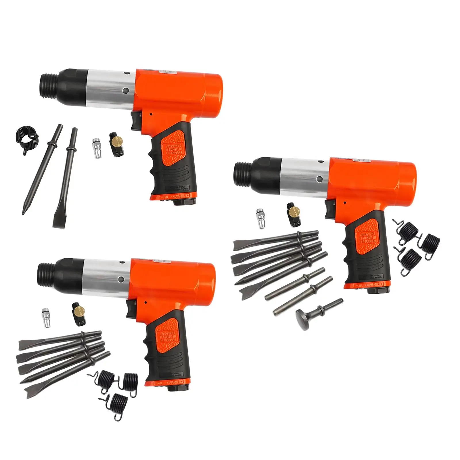 Air Chisel Handheld Easy to Use High-hardness Press Switch Solid Utility Lightweight Derusting Knob Adjusted Riveting Machine
