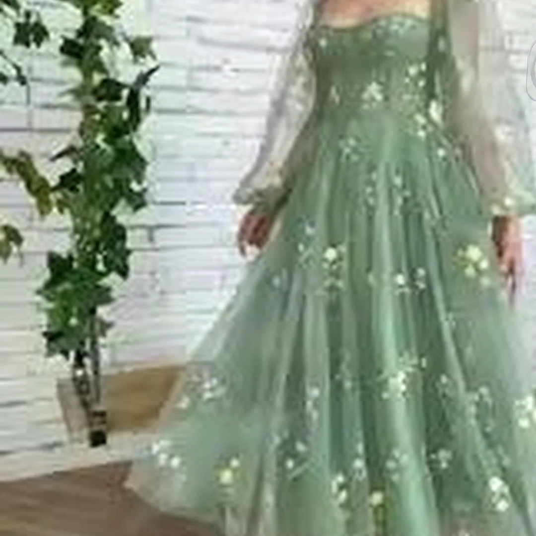 

Женское сексуальное вечернее платье с вырезом лодочкой и длинными пышными рукавами по индивидуальному заказу, вечерние платья, платья для выпускного вечера на день рождения для женщин