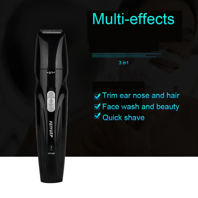 

3in1 USB Nose Hair Clipper Trimmer Barber Men Shaver Cutter Machine Sets