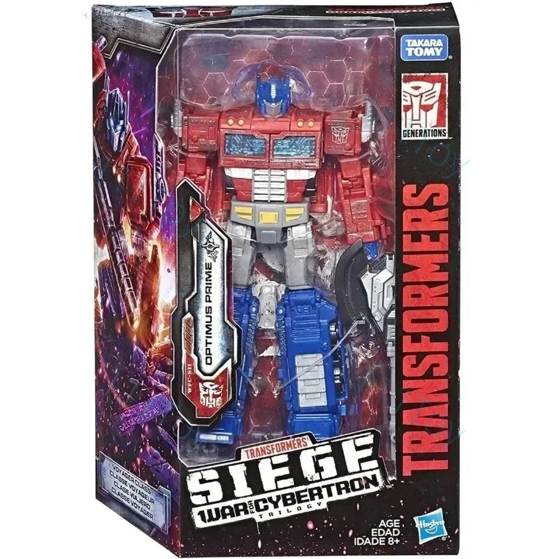 Auf Lager Hasbro Transformers Classic Toys Toy War for Cybertron Siege WFC-S11 Optimus Prime Actionfigur Roboterspielzeug Geschenk Hobbys