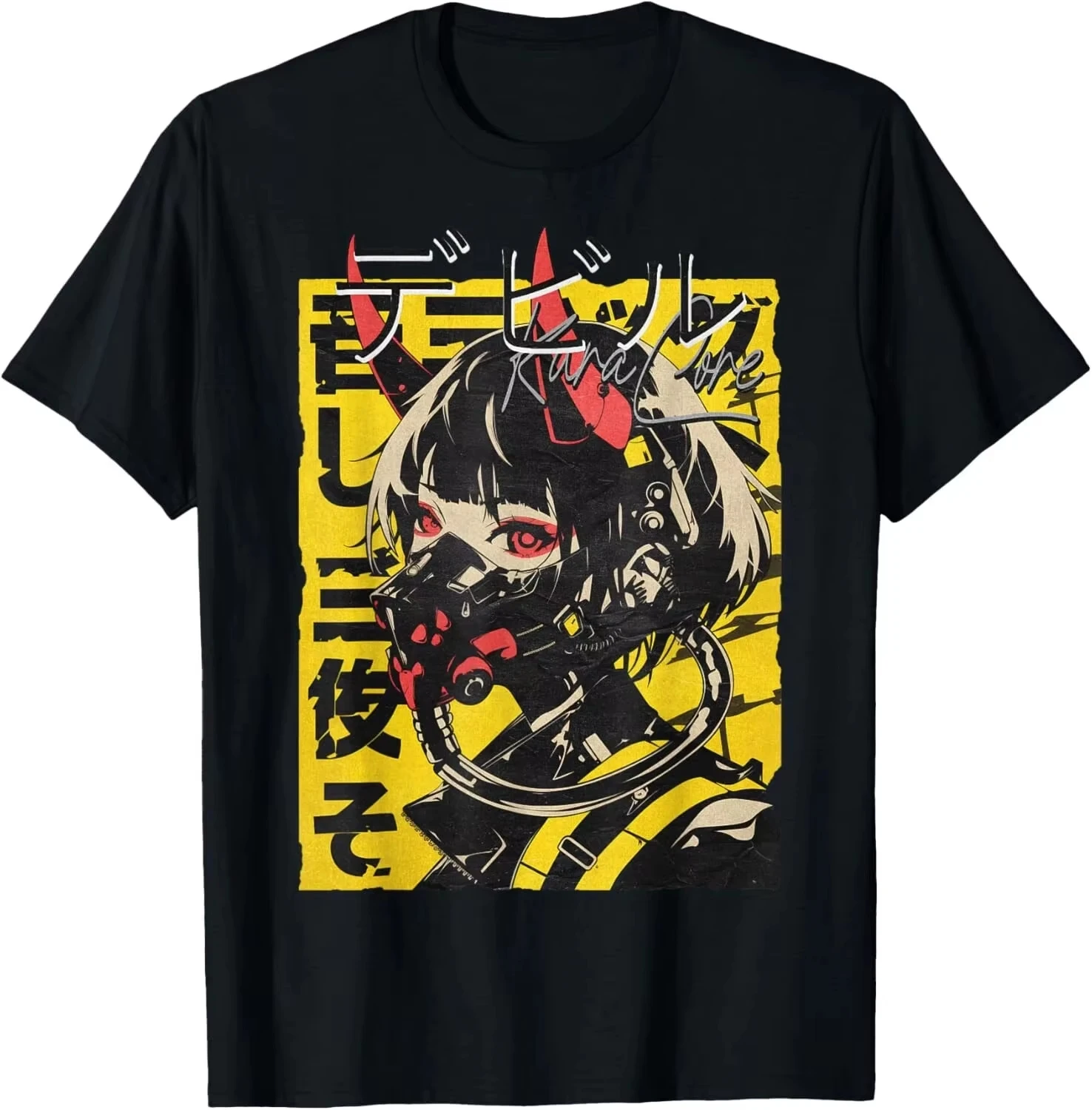 

Японская уличная одежда 2026. Киберпанк. Техническая одежда. Ретро-манга. Аниме. Футболка с принтом. Уличная мода. Мужские и женские короткие рукава.