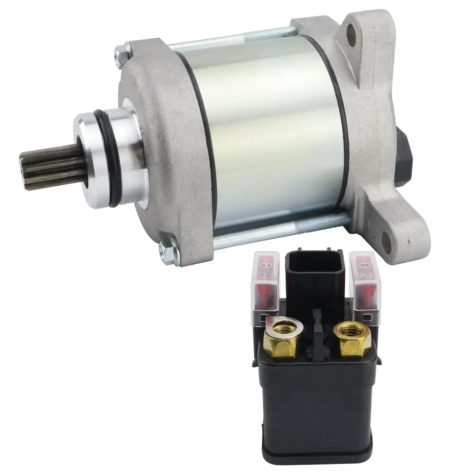 Motorcycle Starter Motor and Relay for Honda Motorcycle CRF450R / CRF450RX / CRF450RX Enduro / CRF450RWE 2019-2022 31200-MKE-A71