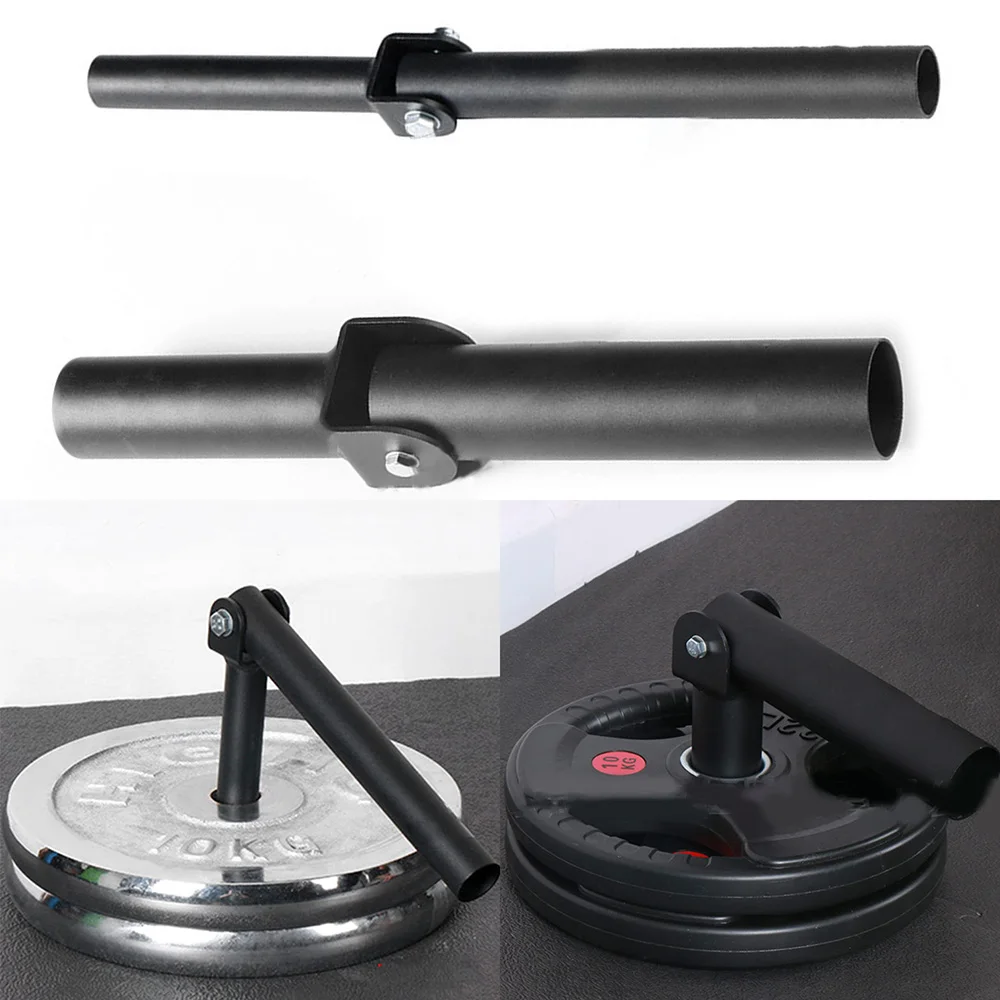 25/50mm T-Bar Wall Mount Attachment Fitness Barbell Storage Gym Equipment Install on Floor or Wall Holder T-bar Row Accessory