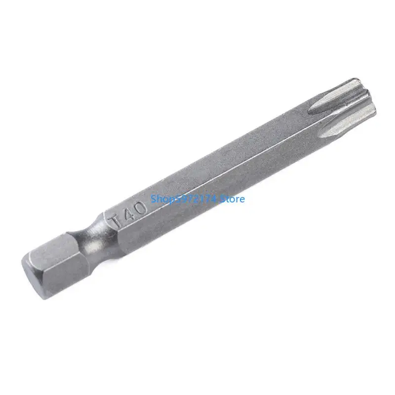 Y3NB 12Pcs Shank T5-T40 Torx Head Screw Driver Bits Set Electric Screwdriver Tool