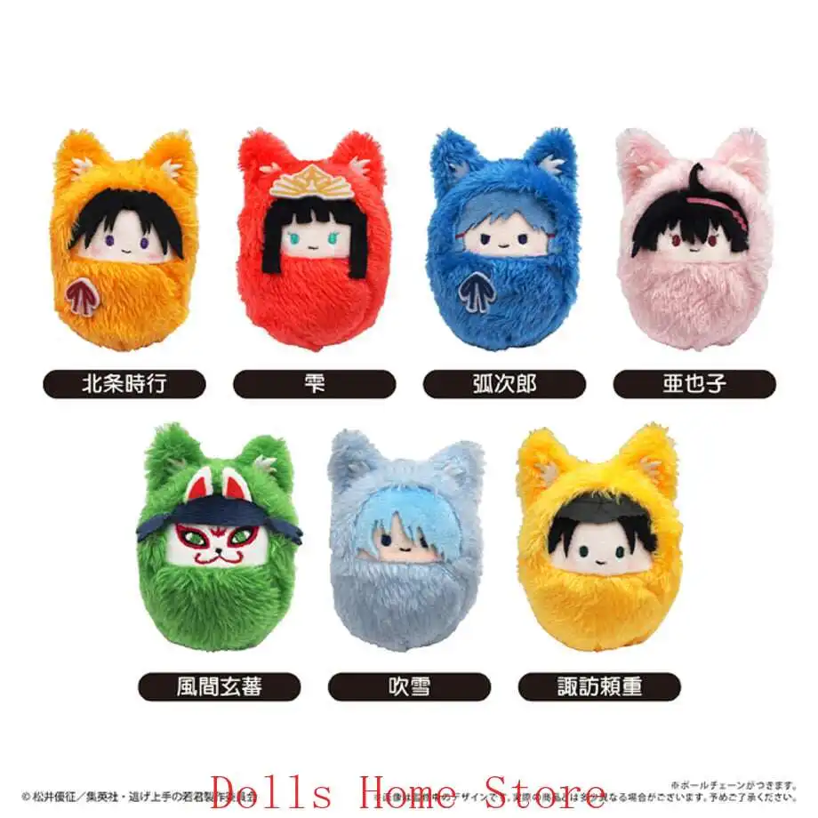 

Anime The Elusive Samurai Palm Zoo Cosplay Cartoon Figure Fluffy Kawaii Mini Version Cat Ear Desktop Ornament Sets