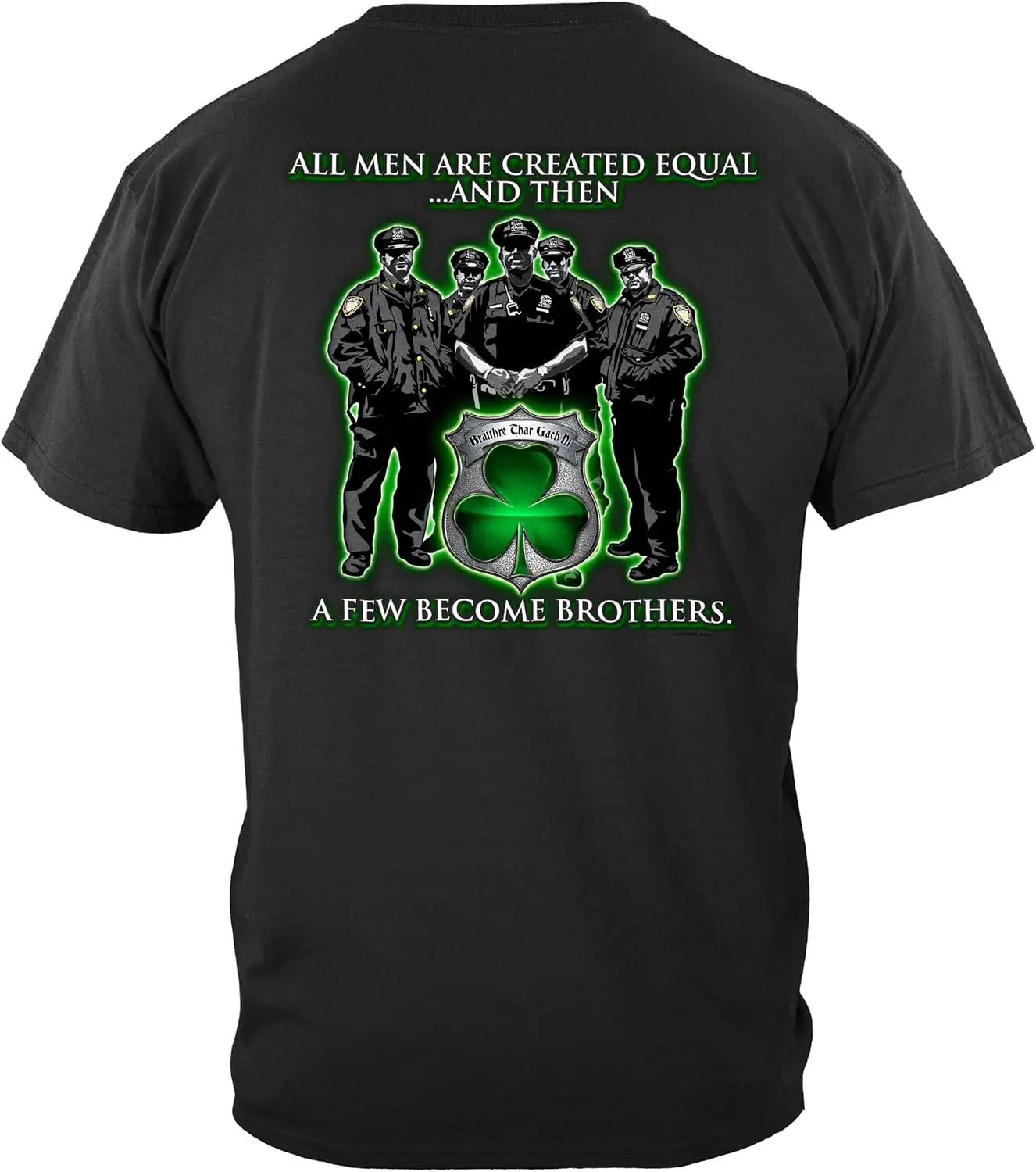 Thin Blue Line T Shirt - Law Enforcement Gear for Men - Law Enforcement - FF2083