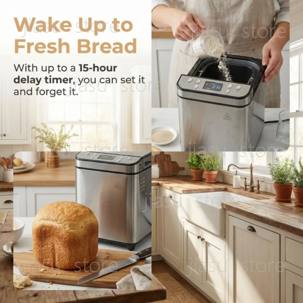 Export automatic toaster bread machine 700W lazy noodle mixing machine SK-08146 noodle mixing machine