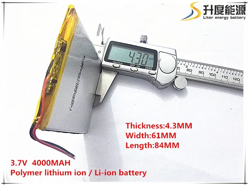 436184 3.7V 4000mah Lithium polymer Battery with Protection Board For  VX787 VX530 VX540T VX585 Free Shipping