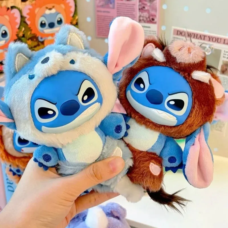 Disney Stitch Wild Animal Series Vinyl Trend Surprise Blind Box Pendant Ornaments Decorative Holiday Birthday Christmas Gifts