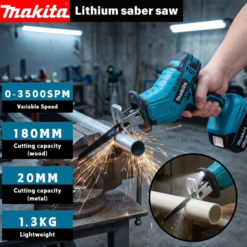 makita-cordless-brushless-electric-reciprocating-saw-rechargeable-wood-metal-cutting-saw-portable-saw-power-tool-18v
