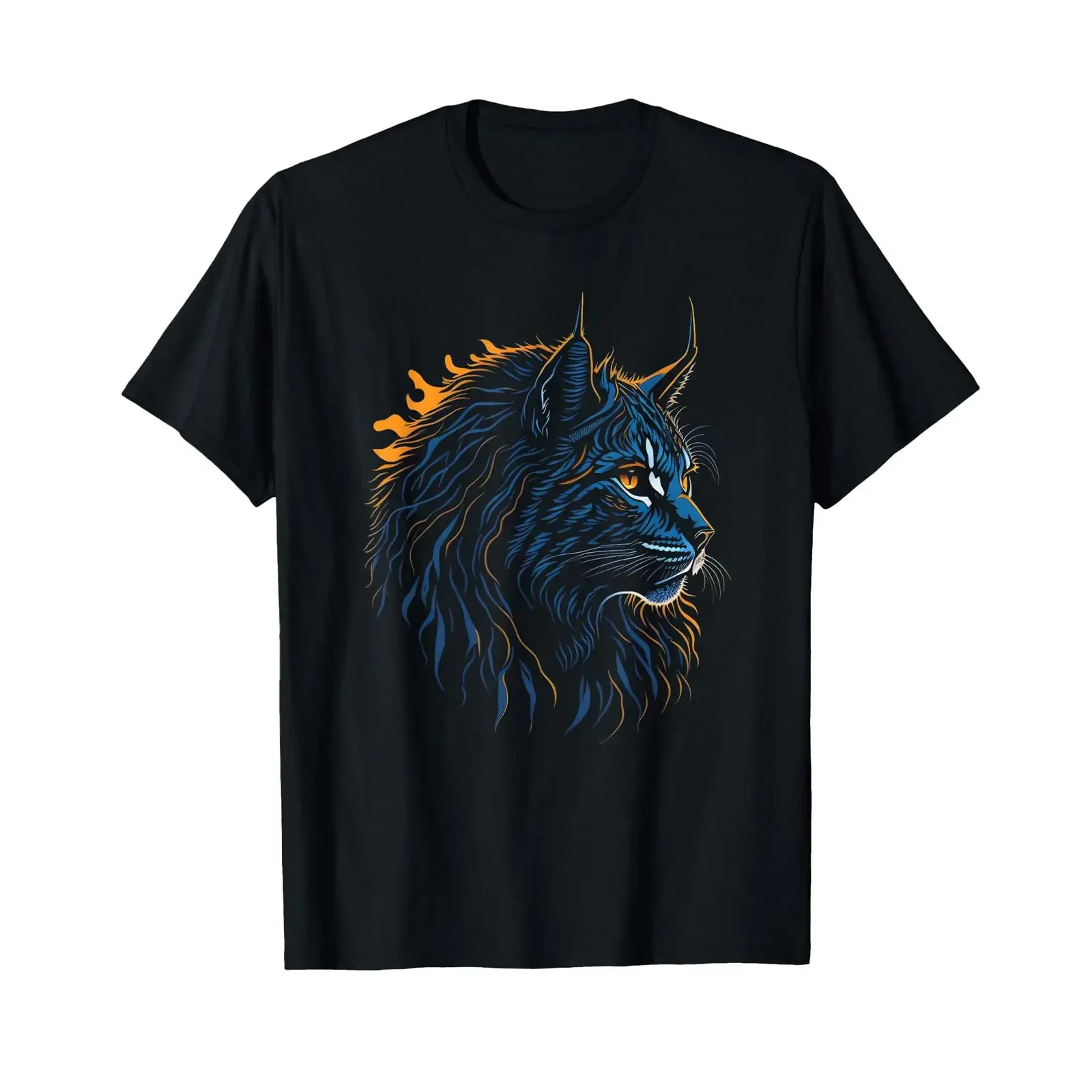 Lynx Wild Cat Predator Animal  Children's T Shirt black vintage Washed designer clothes fashion Stretched Comfortable Versatile