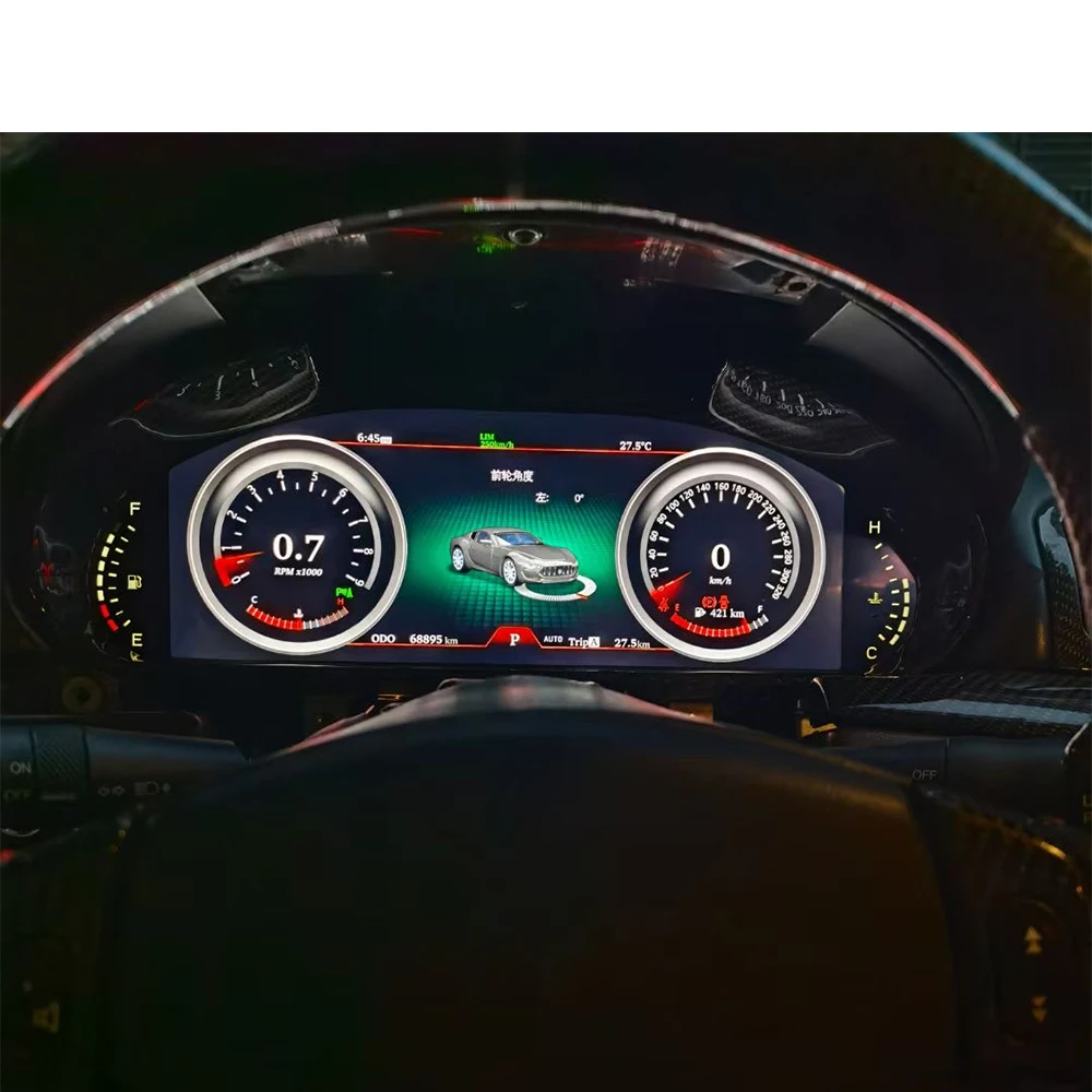 12.3 Inch Digital Cluster for GTGC 2007-2017 Full LCD Car Dashboard Instrument Panel Speed Meter LCD  Multimedia Player