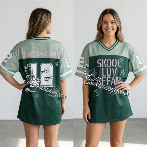 Camiseta de la gira mundial de Skool Luv Affair 2026, merchandising de regreso, regalo Kpop para el Army, camisetas de verano para hombres, mujeres, familia y niños