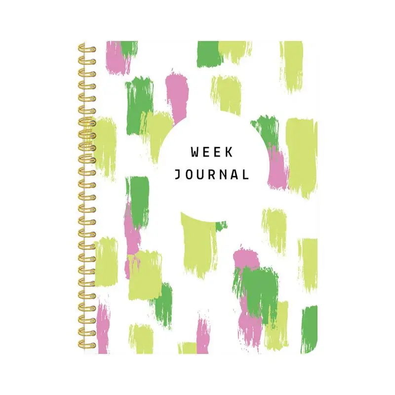 Weekly Planner Self-Filling Habit Tracker Journal Agenda Organizer School Supplies Distance Learning And Family Organizer For