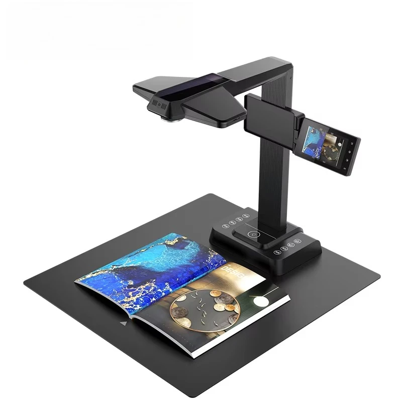 

20MP HD High Speed Document Camera Flatten Book Scanner A3 A4 Visualizer Education Presenter With Preview Screen