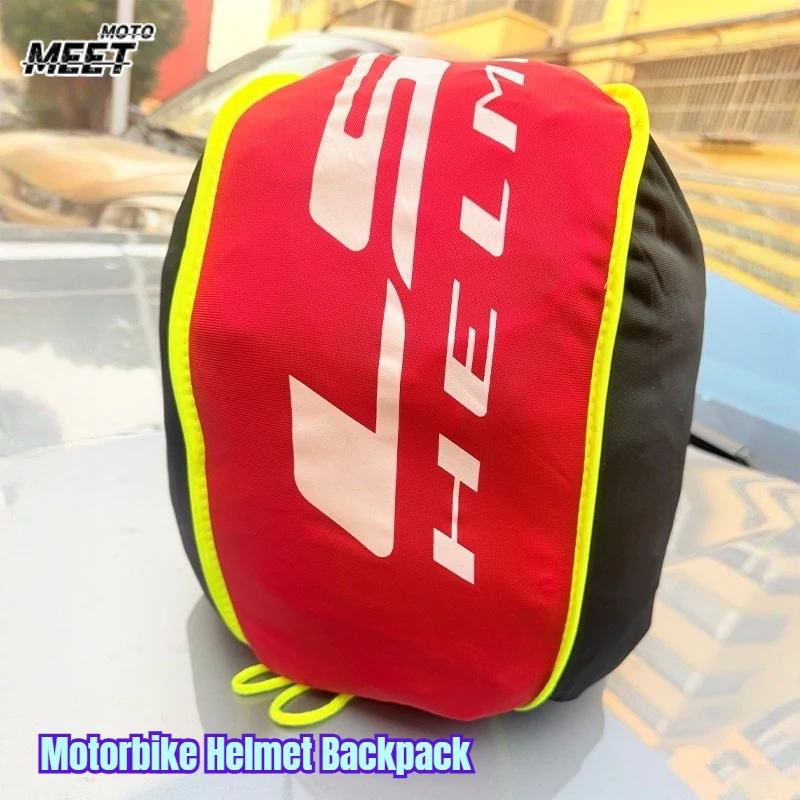 

Утолщенная сумка для шлема, сумка для хранения мотоциклетного шлема, рюкзак для езды на мотоцикле, вмещает полноразмерный шлем, водонепроницаемый, большой объем