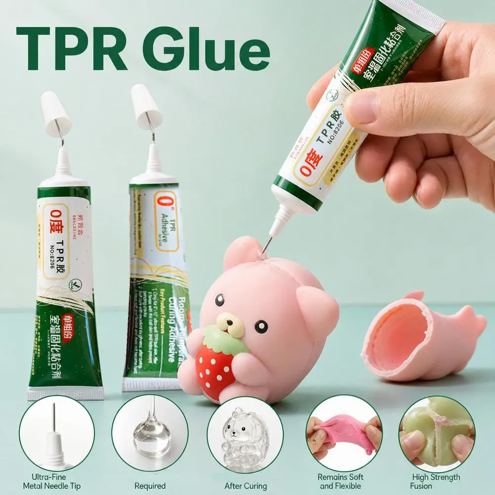 20ml/60ml TPR Glue for Craft Enthusiasts Repairing Squishy Stress Balls