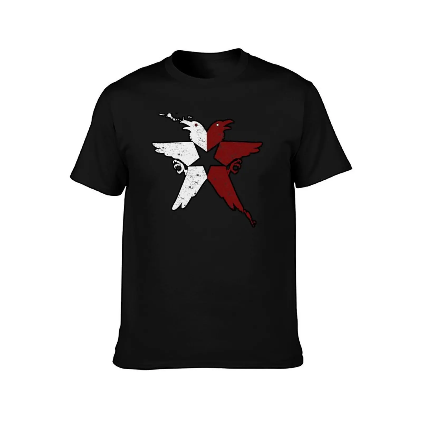 Karma Bird T-Shirt, Summer Casual Cotton Tee, Oversized Streetwear Tops, Vintage Graphic Print, Loose Fit Short Sleeve