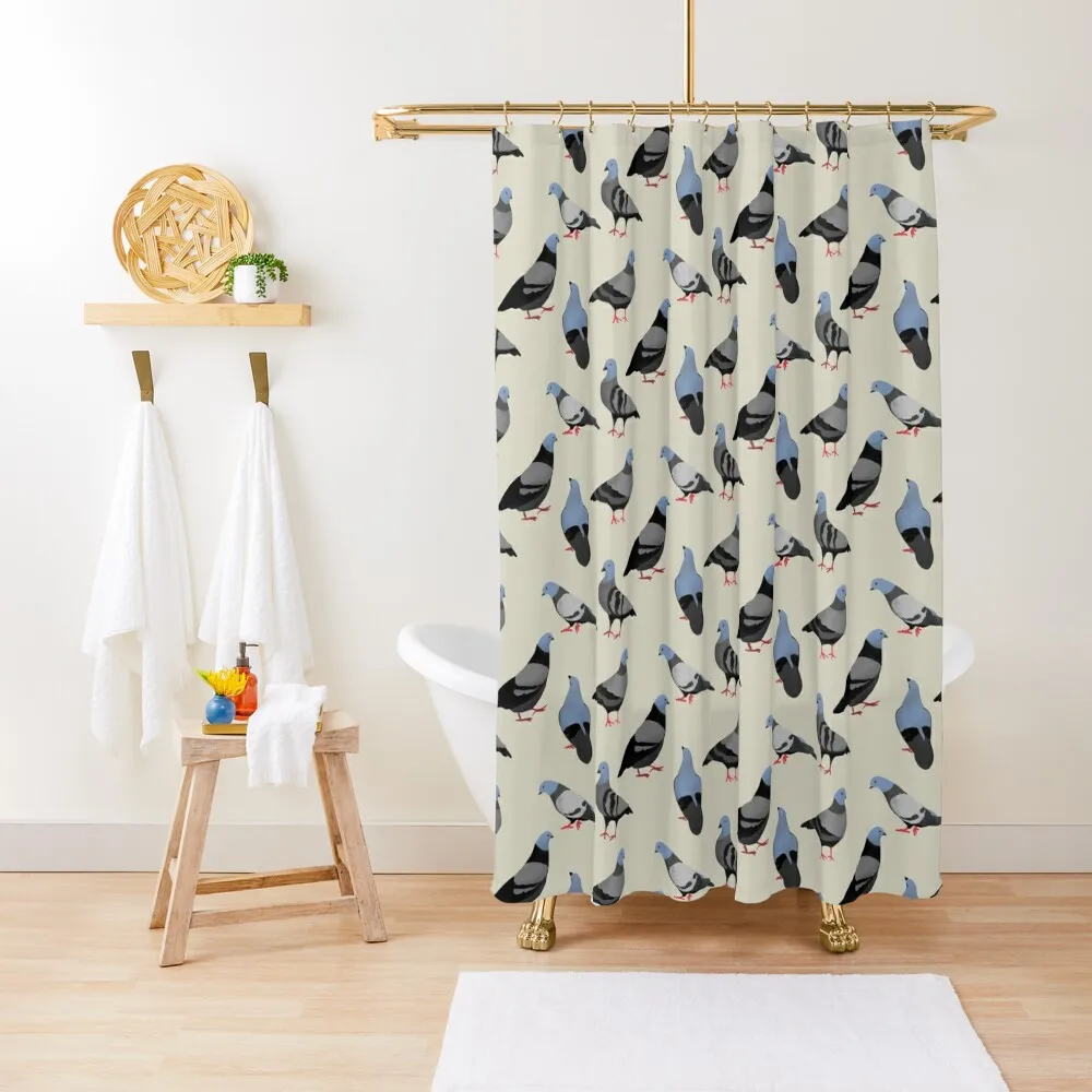 

Design 33 - The Pigeons Shower Curtain In The Bathroom For Bathrooms Curtain