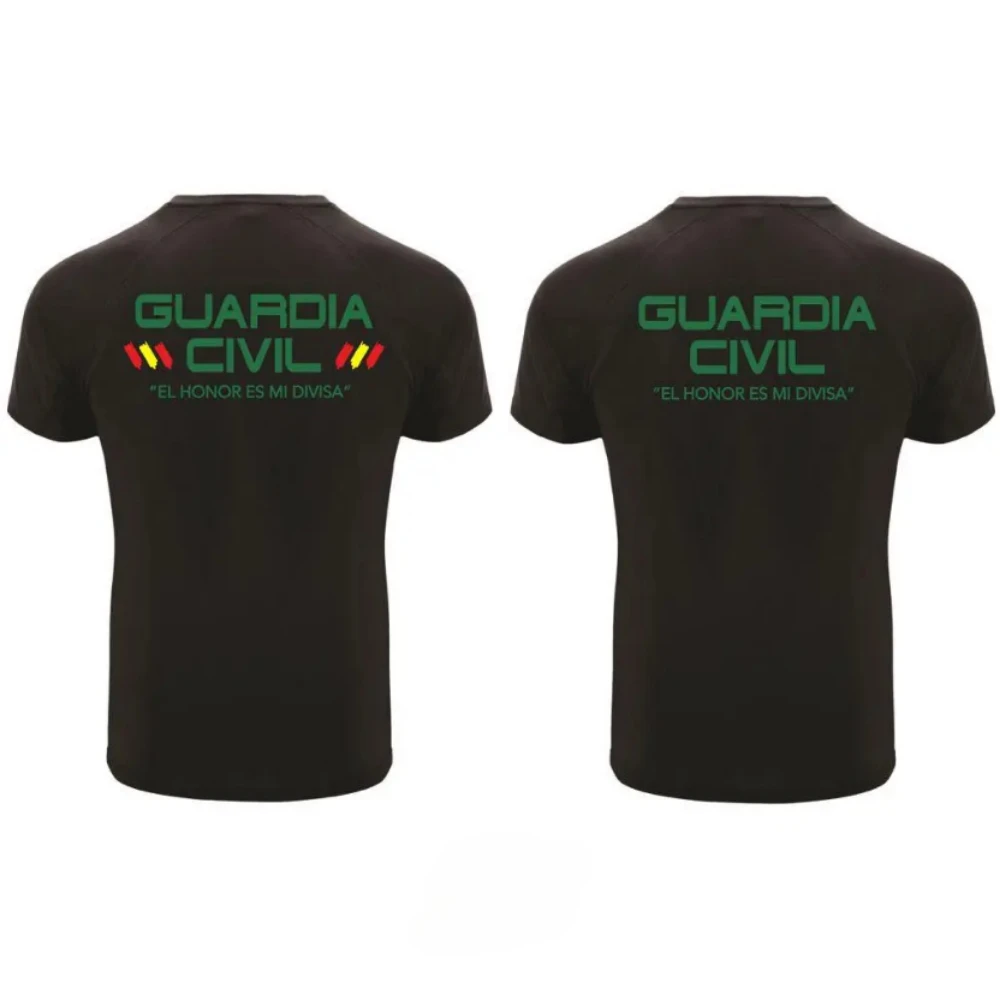 Camiseta Guardia Civil Spain Army MIlitary T-Shirt Short Sleeve Casual 100% Cotton Shirt