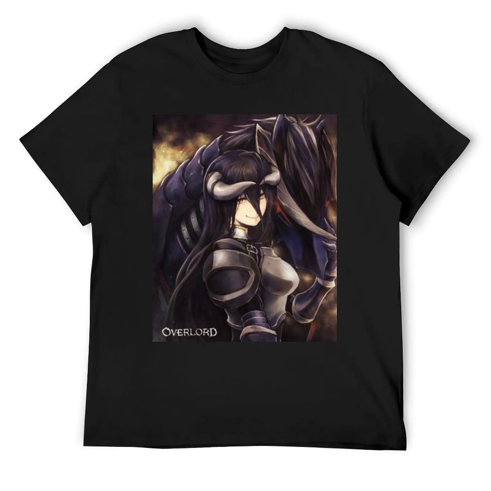 

Overlord Albedo T-Shirt Short sleeve tee custom shirt T-shirts for men cotton