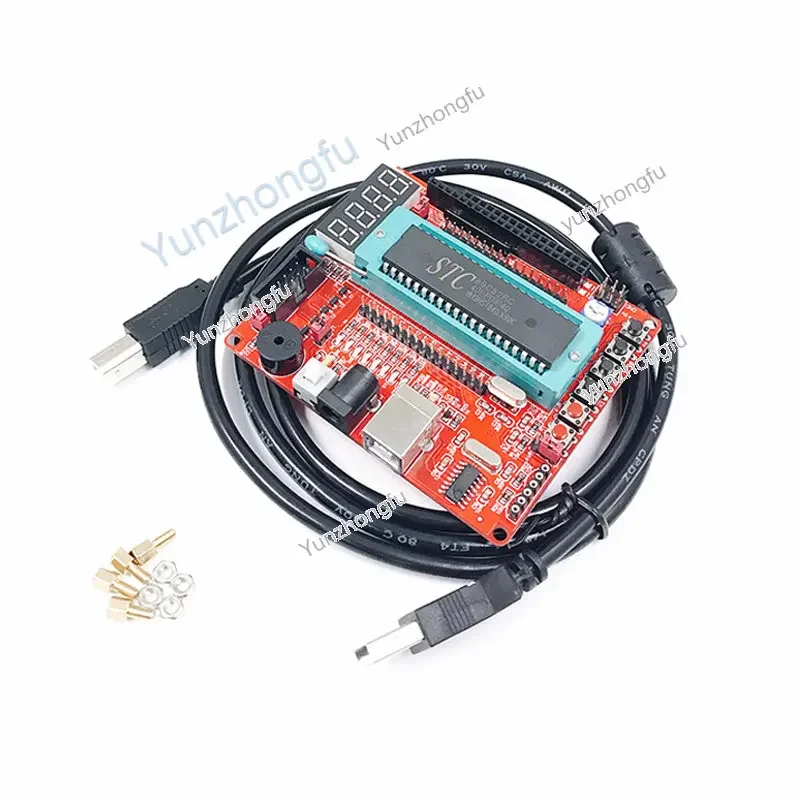 51 MCU Development Board Stc89c52 Minimum System C51 Learning Experiment Programming Intelligent Vehicle Control Panel