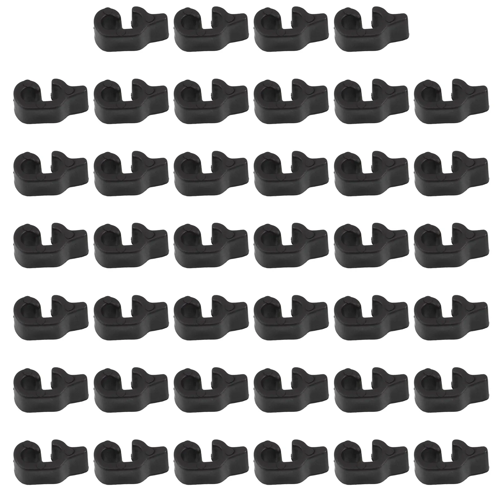 

40Pcs Storage Cabinet Clips Plastic Buckles for Closet Shoe Cabinet Organizers Heavy Duty Wire Cage Connectors Pet Crate Latches