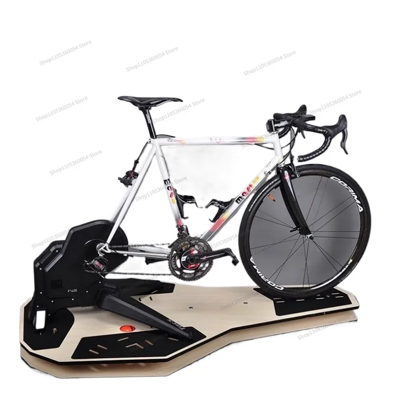 Plataforma de entrenamiento para bicicleta de montaña y carretera, para uso en interiores, no daña el cuadro de fibra de carbono