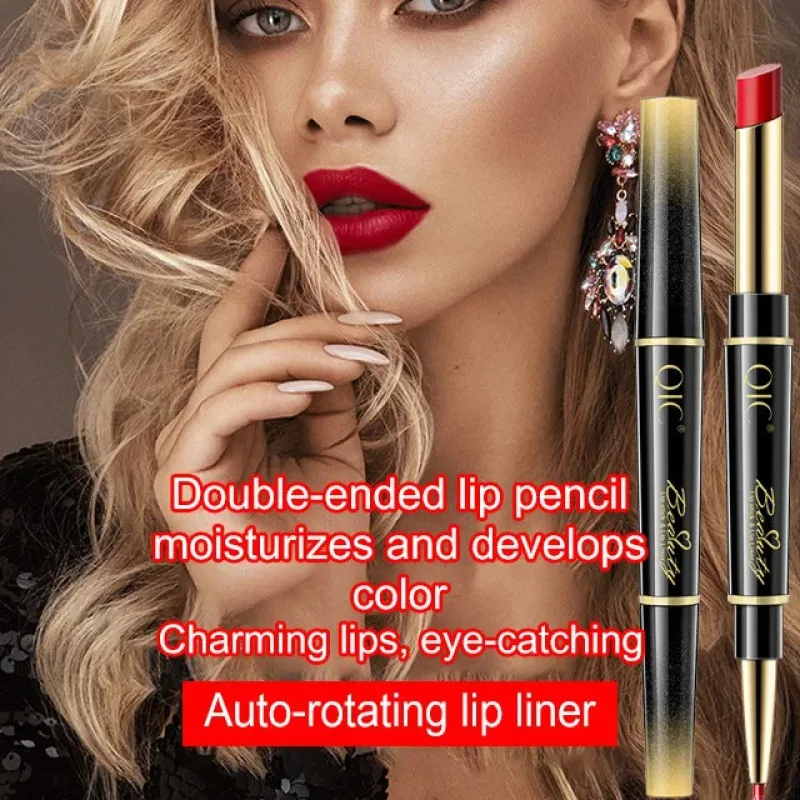 Red Lip Matte Lip Liner Hook Line Pencil for Women with Matte Lip Liners