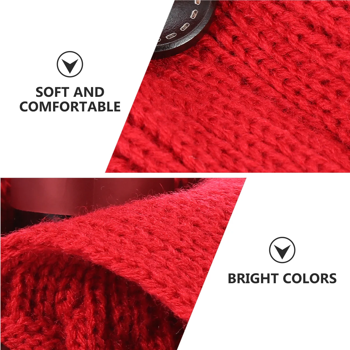 

1Pcs Red Wine Bottle Sleeve Portable Flexible Adorable Sweater Cover Protective Anti-Scratch Dust-Proof Bottle Clothes for Home