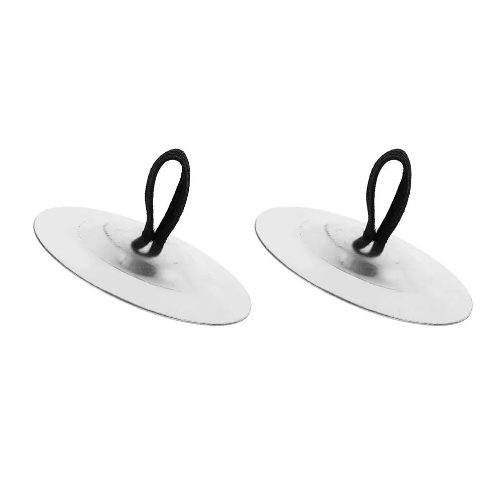 

2 Pcs Kids Toys Children's Percussion Instrument Bronze Cymbal Finger Cymbals Musical for Class Silver