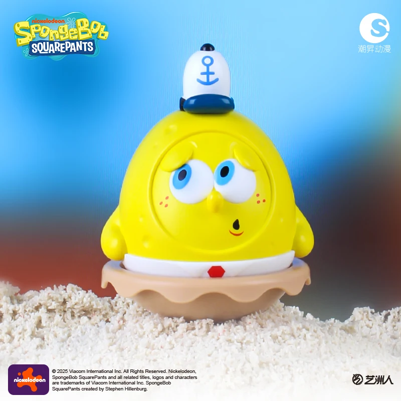 6 pçs bob esponja calças quadradas patrick estrela série figura de ação caixa cega cosplay anime boneca brinquedos kawaii desktop ornamento presente natal