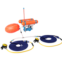 L200+ Model Hookah Diving System 11.1V Diving Air Compressor for 2 People With 75Ah Battery