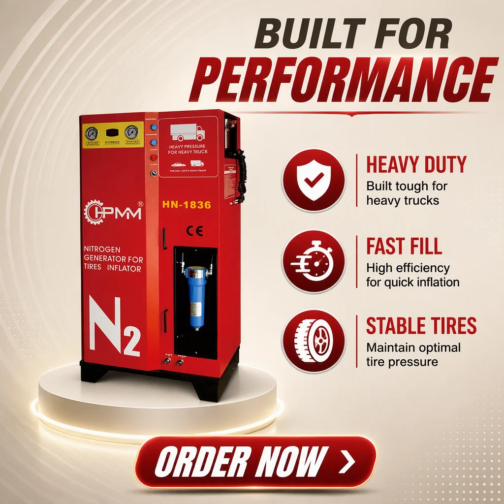 HPMM HN-1836 Nitrogen Inflator Car Tire Nitrogen Generator Nitrogen Gas Generation Equipment
