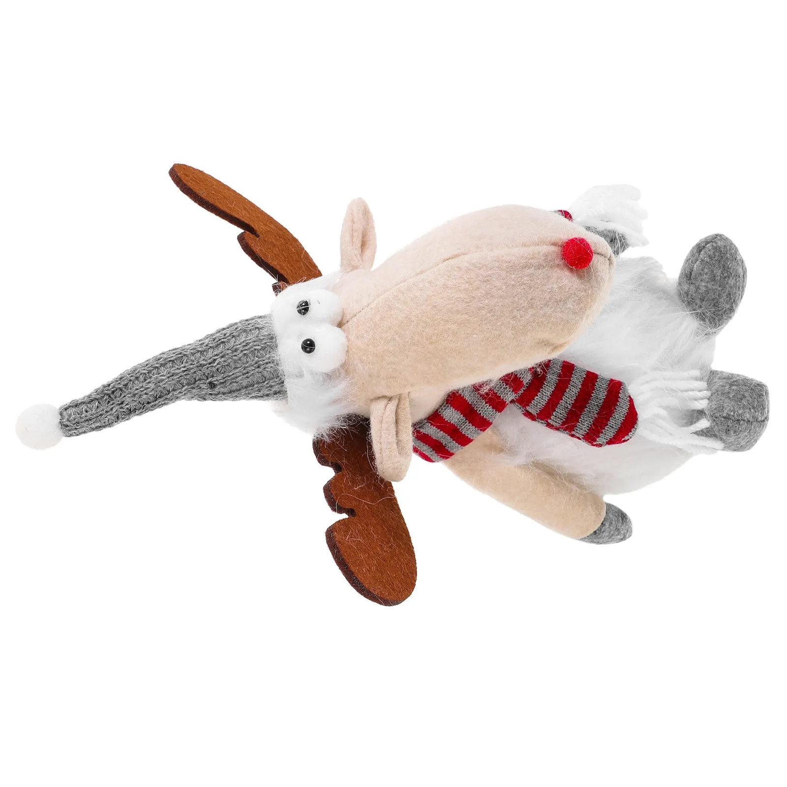 Christmas Reindeer Non-Woven Elk Decoration Cute Soft Holiday Tabletop Ornament Christmas Room Decor Festive Elk Decor
