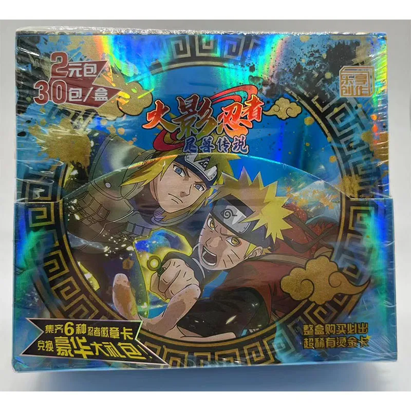 Anime NARUTO kawaii box flash card Uzumaki Naruto Uchiha Itachi Haruno Sakura Toys for boys Collection cards Birthday gifts