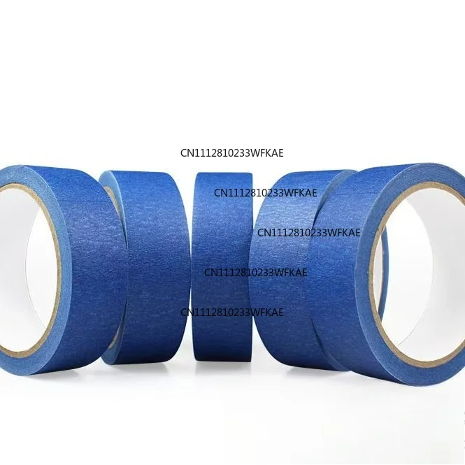UV-resistant blue masking tape does not leave glue, high temperature-resistant car beauty high-viscosity masking spray paint