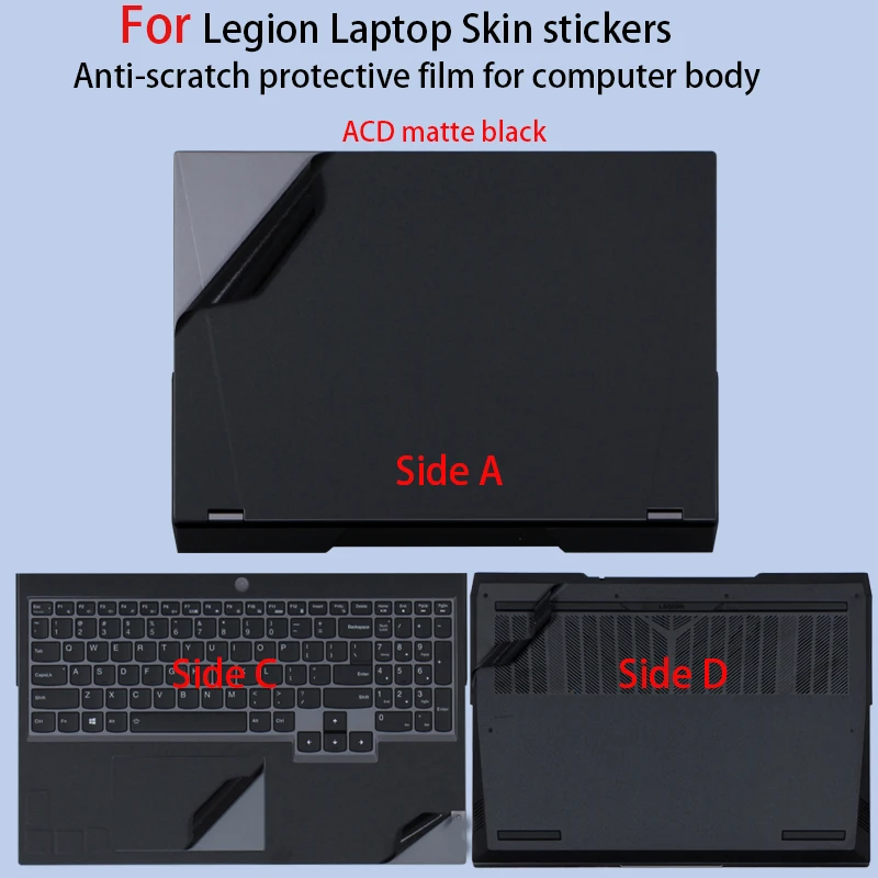 

For 2024 Lenovo Legion 7 16IRX9 laptop skin sticker Legion Pro 7 16IRX9 computer body protective film Legion Slim 7 16IRH8 2023