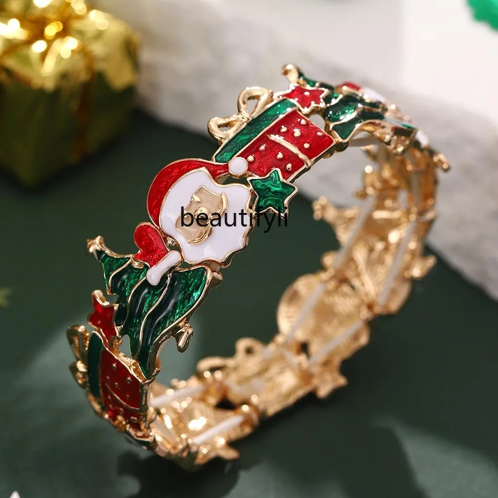 Christmas bracelet bracelet Christmas tree gift cute bracelet Santa holiday jewelry