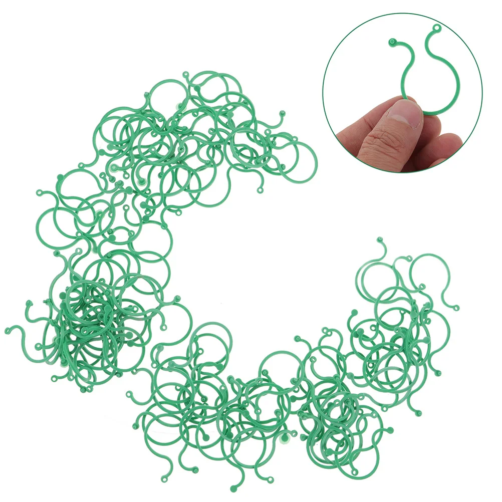 

100pcs Stem Holders For Plants Plastic Plant Stem Support Easy Install Bonsai Floral Holder Rack Garden Flowerpot Fixed Holder