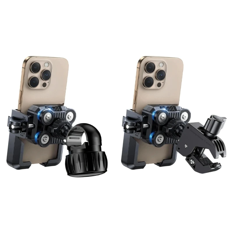 Stoßfeste Motorrad-Telefonhalterungen, starker Motorrad-Telefonständer für den Reiseeinsatz – Detail 1