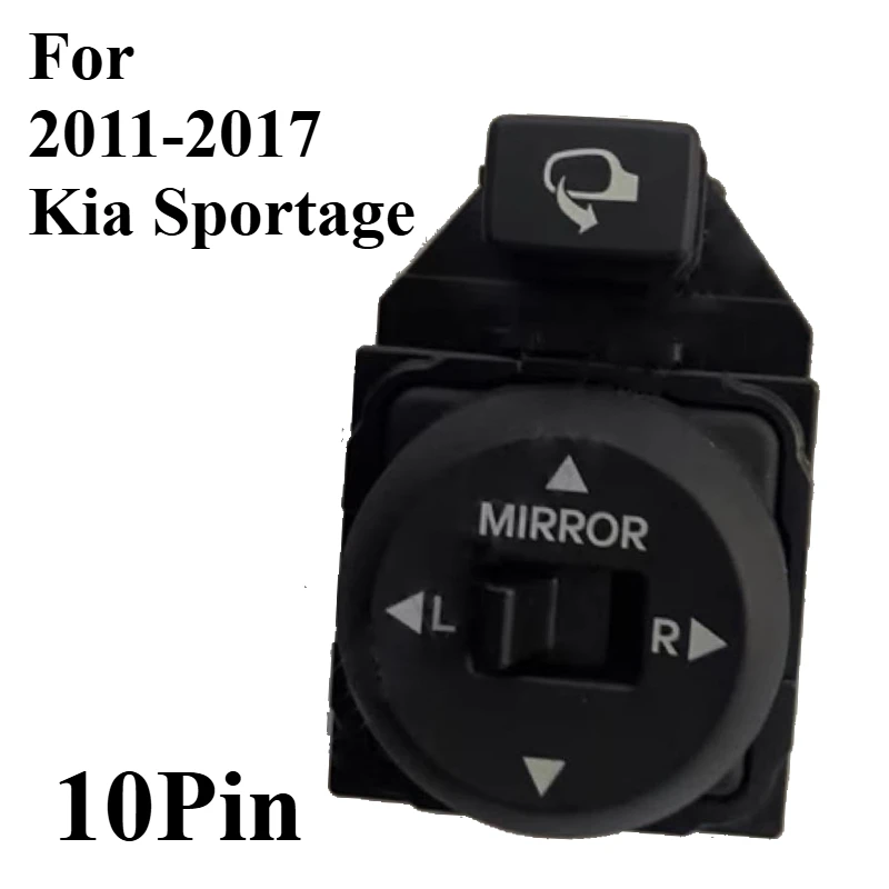 

Car Switch Control Button Reaview Power Mirror Fold Parts For Kia Sportage Mechanism Motor Repair Accessories 2011-2017 10Pin