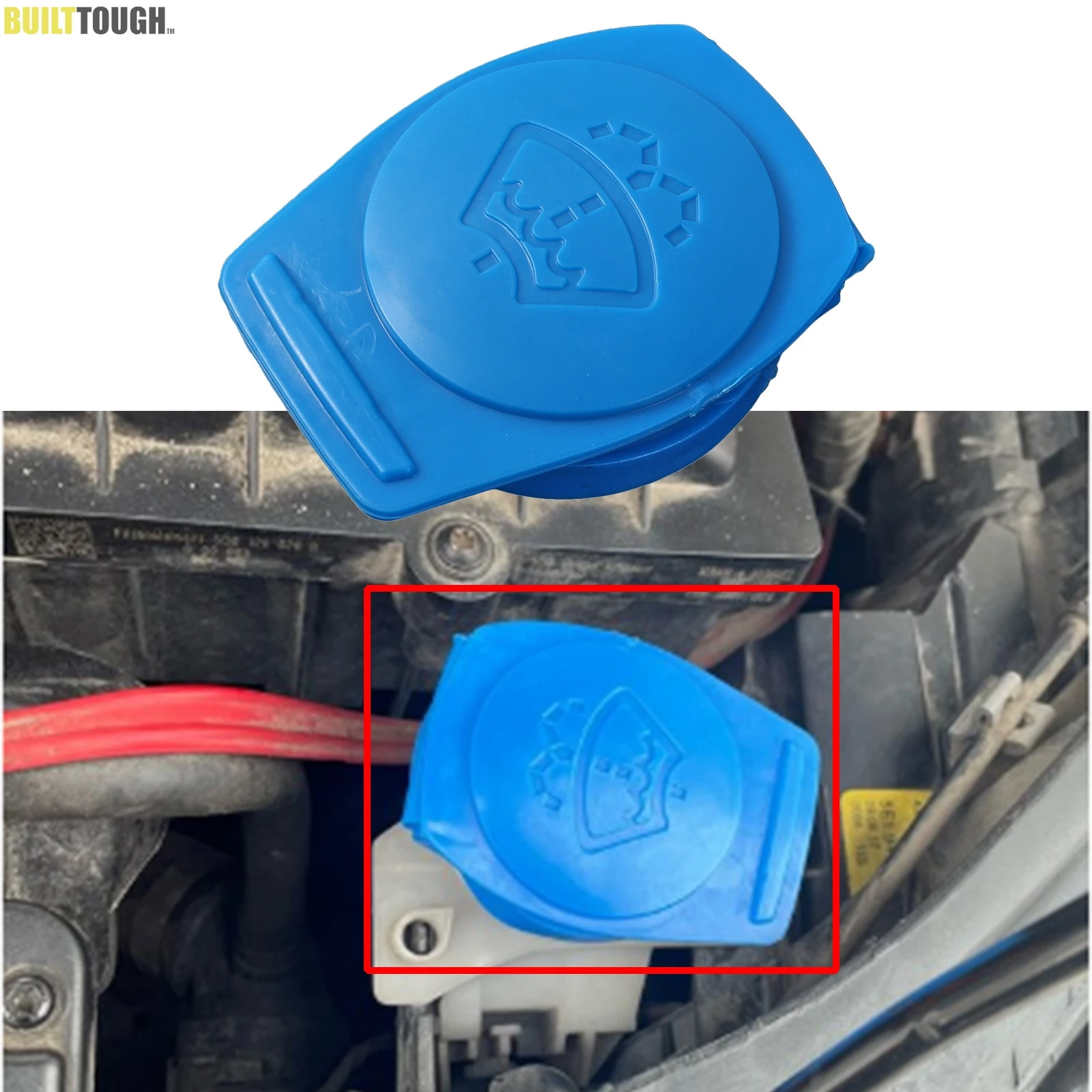 1 Uds para VW Bora Golf MK7 Polo C-TREK Tiguan MK2 Passat B8 tapa de depósito de líquido limpiaparabrisas cubierta de botella de tanque 3Q 0955455