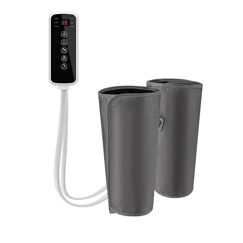 

Массажер для икр, подушка безопасности, вибрация давления воздуха, горячий компресс, инструмент для похудения, массажер, ванна для ног, интеллектуальное время